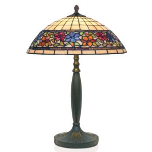 Stolní lampa Flora ve stylu Tiffany