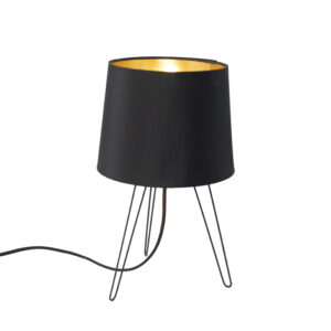 Moderní stolní lampa černá – Lofty