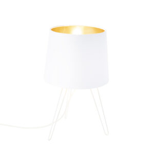 Moderní stolní lampa bílá – Lofty