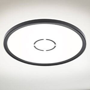 LED stropní svítidlo Free Ø 29 cm černé