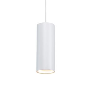 Designová závěsná lampa bílá – Tubo