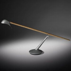 Nastavitelná stolní lampa LED Bluebird T ocel/dub
