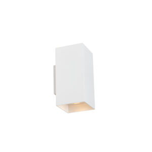 Designová nástěnná lampa bílý čtverec – Sab