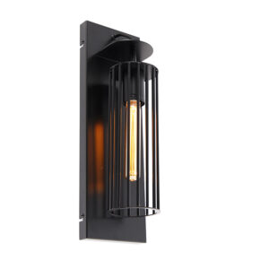 Moderní nástěnná lampa černá – Balenco Wazo
