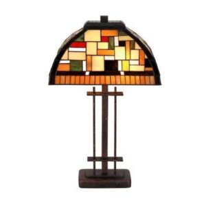 MOSAICA - stolní lampa v Tiffany stylu