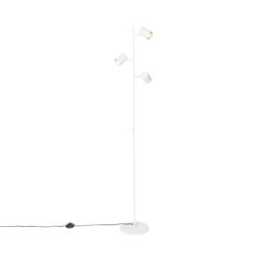 Moderní stojací lampa bílá 3světelná – Jeana