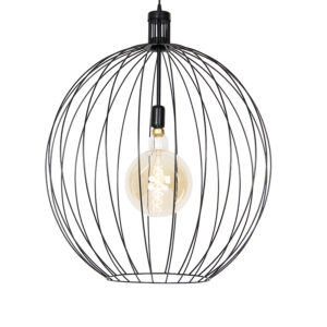 Designová závěsná lampa černá 70 cm – Wire Dos