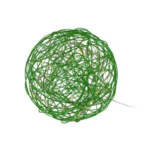 LED 3D designový míč Galax Fun, Ø 30 cm, zelený