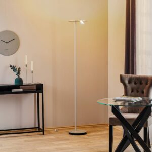 Bopp Share LED stropní svítidlo s lampičkou na čtení, hliník