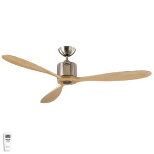 Aeroplan Eco stropní ventilátor, chrom, dřevo