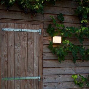 LED venkovní nástěnné světlo Doblo, výška 15 cm