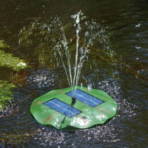 Seerose – plovoucí solární jezírková fontánka