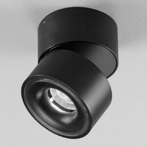 Clippo – černý hliníkový LED spot, stmívatelný