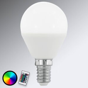 E14 4W 830 LED žárovka ve tvaru kapky, RGB