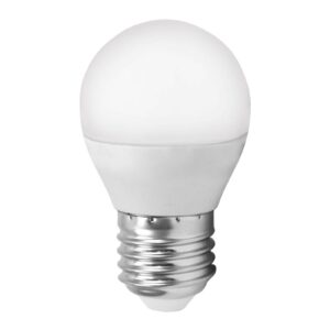 LED žárovka E27 G45 5W MiniGlobe, teplá bílá