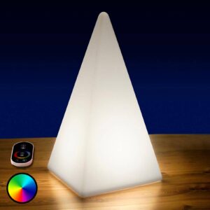 Bateriová RGB LED pyramida