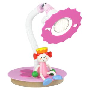 Stolní lampa LED Princess se sedící postavou