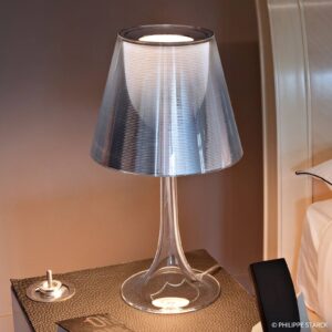 FLOS Miss K - stol. lampa Philippe Starck, stříb.