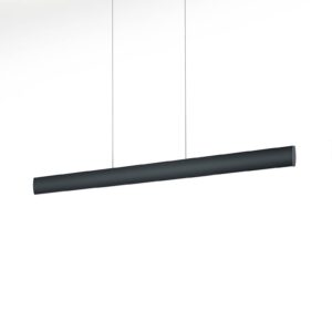 LED závěsné světlo Runa, černá, délka 92 cm
