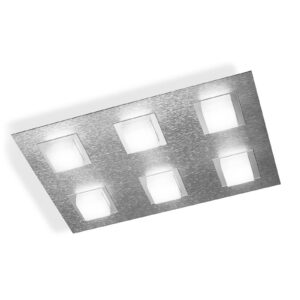 GROSSMANN Basic LED stropní svítidlo, 6zdr hliník