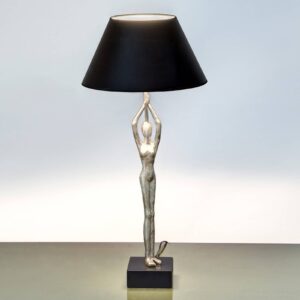 Designová stolní lampa Ballerino s postavou