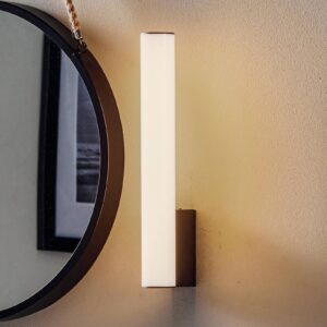 Helestra Loom LED osvětlení zrcadla černá 30 cm