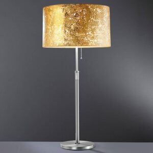 Loop stolní lampa s lístkovým zlatem