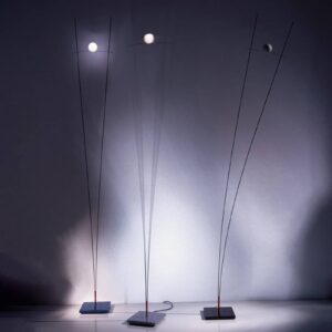 Ingo Maurer Ilios designová stojací lampa, černá