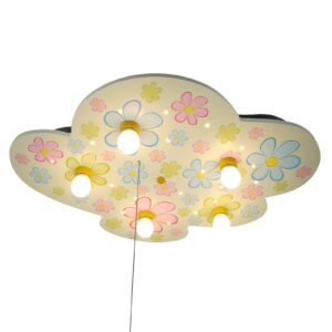 Bunte Blumen - stropní světlo ve tvaru mraku s LED