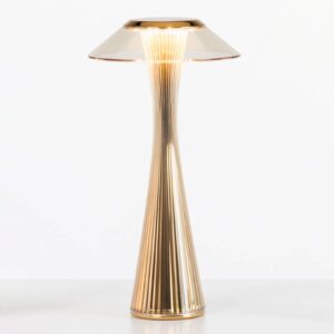 Kartell Space - LED designová stolní lampa, zlatá