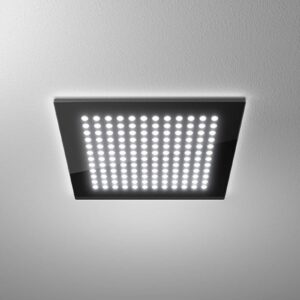 Ploché čtvercové LED svítidlo Domino, 26 x 26 cm, 22 W