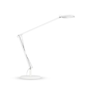 LED stolní lampa Birdie 930 noha kulatá bílá