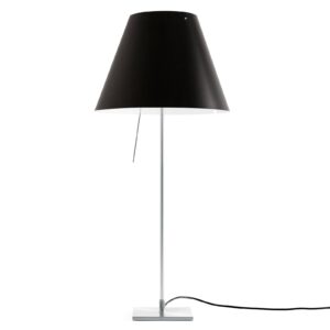 Luceplan Costanza stolní lampa D13if hliník/černá