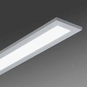 LED stropní světlo LAS01, 3000K, titanově stříbrná