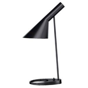 Louis Poulsen AJ - designová stolní lampa, černá