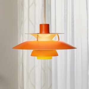 Louis Poulsen PH 5 Mini - závěsné světlo, oranžové