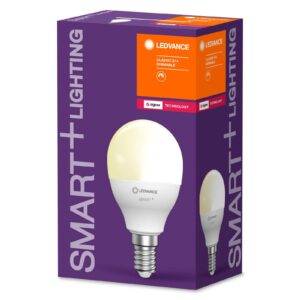 LEDVANCE SMART+ ZigBee E14 LED kapka 4,9W 2 700 K