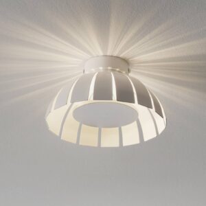 Bílé LED designové stropní světlo Loto, 20 cm
