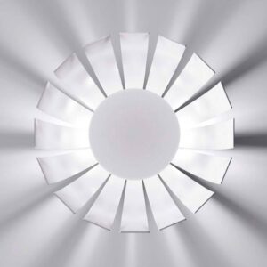Bílé LED designové stropní světlo Loto, 27 cm