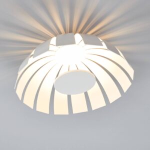 Bílé LED designové stropní světlo Loto, 33 cm