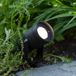 Garden 24 LED spotlight, černá, 15 watty