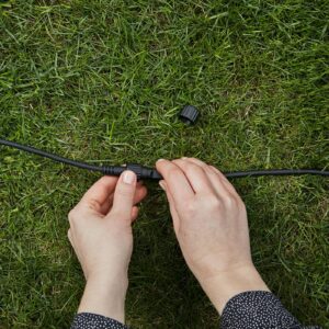 Garden 24 prodlužovací kabel, černá, 2 m