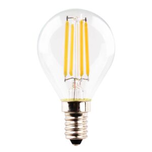 LED kapková žárovka E14 4,5W 2 700 K filament čirá