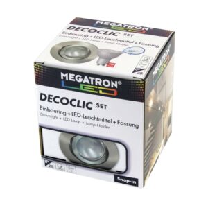 LED spot Decoclic Set s GU10 6 W, železo