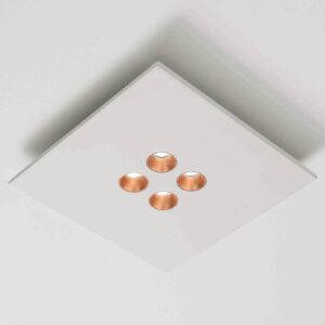 ICONE Confort - LED stropní svítidlo, bílá měď
