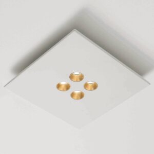 ICONE Confort - LED stropní svítidlo, bílo-zlaté