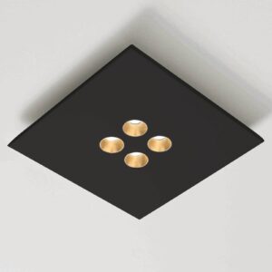 ICONE Confort - LED stropní svítidlo v elegantní černé barvě