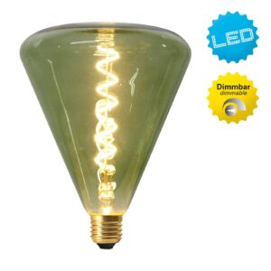 LED žárovka Dilly E27 4W 2200K stmívatelná, zeleně tónovaná