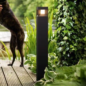 Philips Parterre – černé chodníkové LED světlo