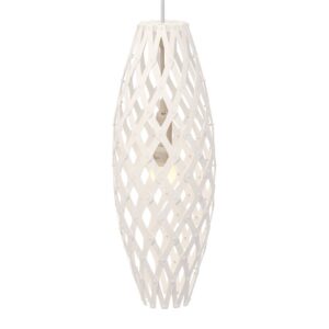 david trubridge Hinaki závěsná lampa 50 cm bílá